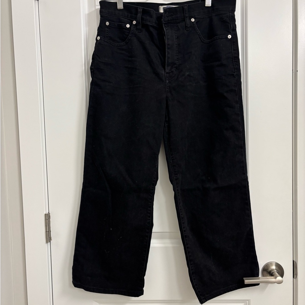 Madewell black cropped Denim Pants